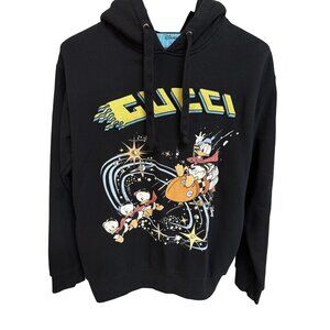 Gucci X Disney Black Donald Duck Sweatshirt Hoodie S